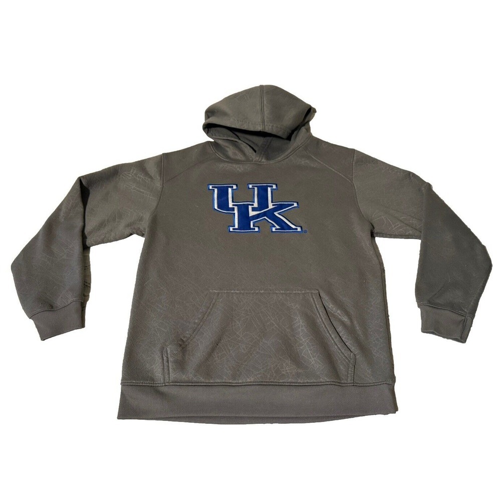 Team Athletics Kentucky Wildcats Youth Large Gra Hooded Sweatshirt